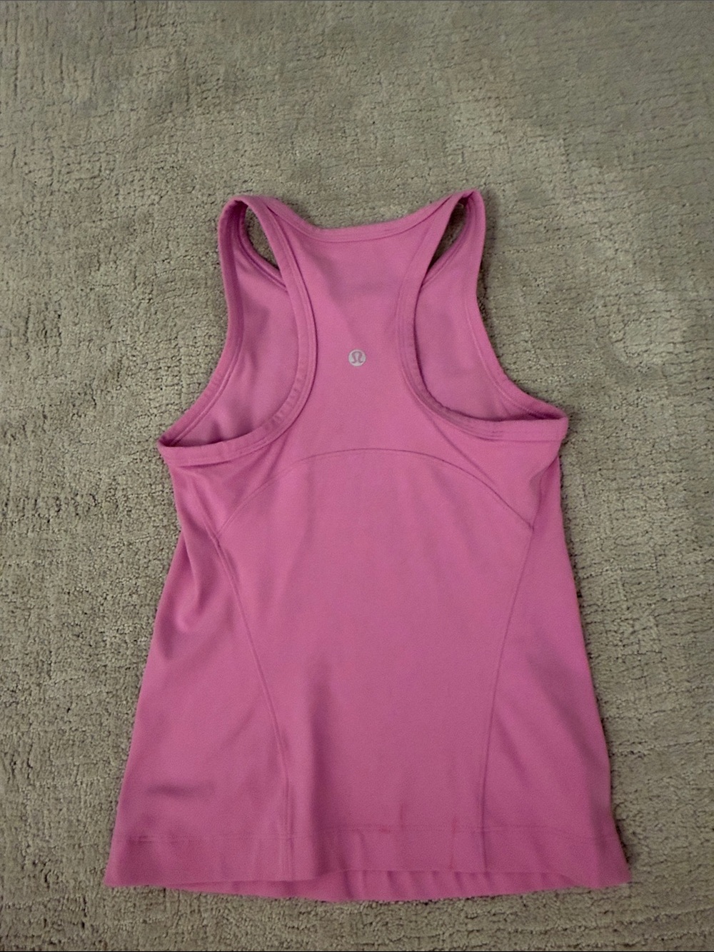 lululemon athletica Girls' Pink Racerback Tank Top - Picture 2 of 5